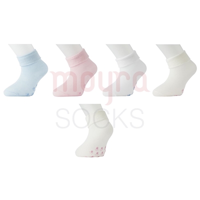 Resim ABS Baskılı Bebe Soket Çorap
